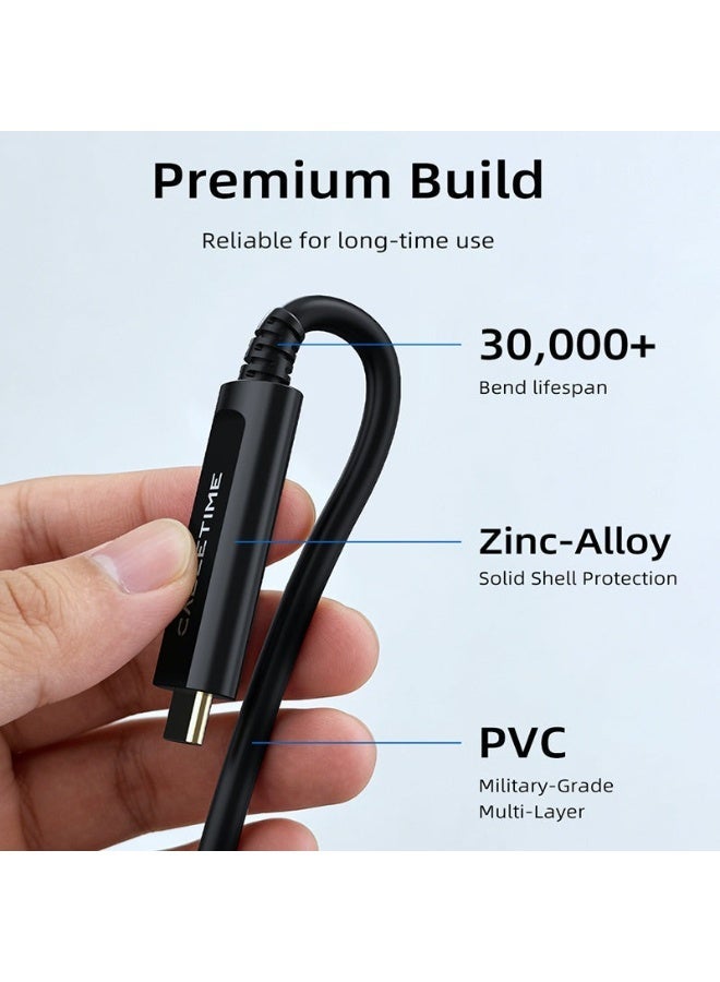 CABLETIME USB-C 3.2 GEN 2 ACTIVE OPTICAL DATA CABLE (AOC) FIBER DATA TRANSFER 10GBPS FOR VR AND CAMERA - Image 4